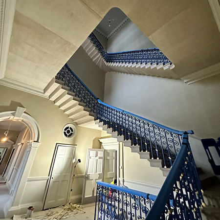 Stone Staircase Cleaning After 1